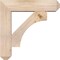 Ekena Millwork Westlake Craftsman Smooth Bracket w/ Offset Brace, Douglas Fir, 7 1/2"W x 30"D x 30"H BKT0806X30X30WTL04SDF - alternate 3